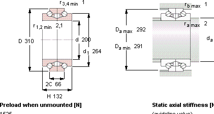 Шариковый подшипник BTW 200 CM/SP SKF