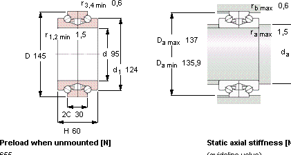 Шариковый подшипник BTW 95 CTN9/SP SKF